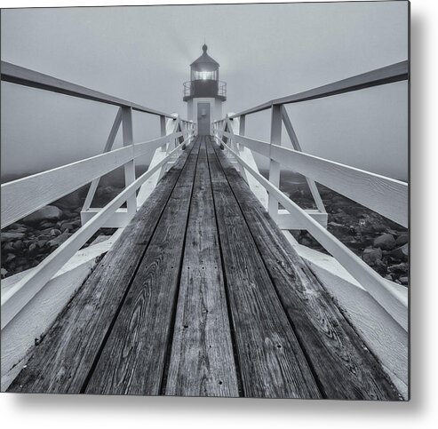 Marshall Point Light Metal Print featuring the photograph Marshall Point Lighthouse by Rob Davies