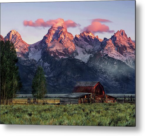 Tetons Metal Print featuring the photograph Moulton Barn by Leland D Howard