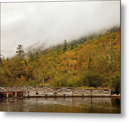 New England Metal Print featuring the photograph New England Fall 2 by Rebecca Cozart