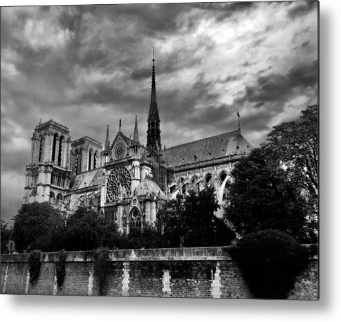 Notre Dame Cathedral Metal Print featuring the photograph Notre Dame Cathedral by Daniele Smith