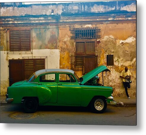 Cuba Metal Print featuring the photograph Classic Car #11 by Kerry Obrist