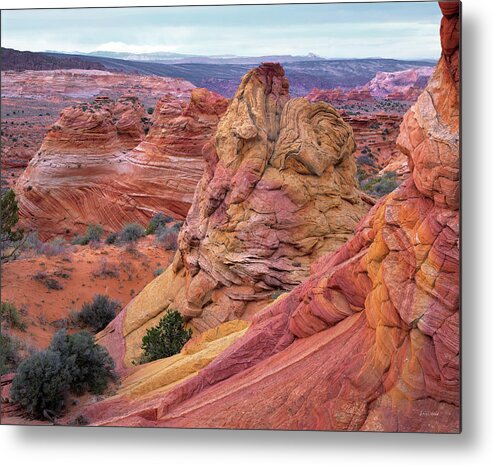 Arizona Metal Print featuring the photograph Paria Sandstone Textures by Leland D Howard
