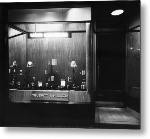 1930-1939 Metal Print featuring the photograph Perfumiers Window by Sasha