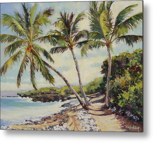 Maui Metal Print featuring the painting Puako Path by Stacy Vosberg