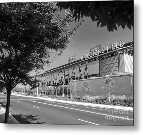 Regions Field Metal Print featuring the photograph Regions Field Home of the Barons by Ken Johnson