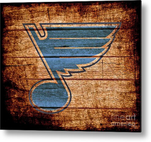 St Louis Metal Print featuring the photograph Rustic Blues by Billy Knight