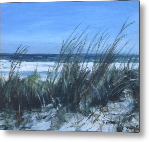 Acrylic Metal Print featuring the painting Sea Breeze by Paula Pagliughi