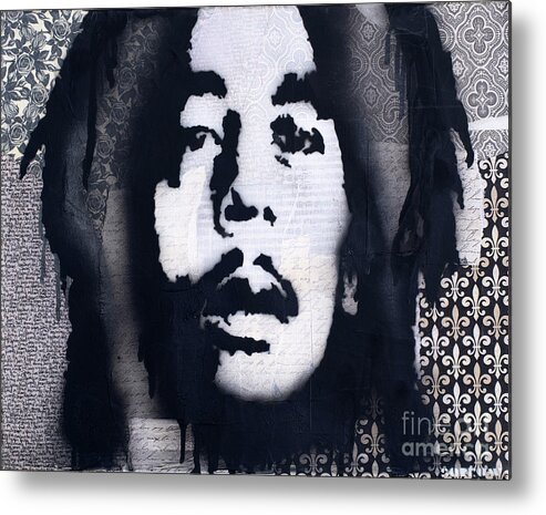  Metal Print featuring the mixed media Soul Rebel by SORROW Gallery