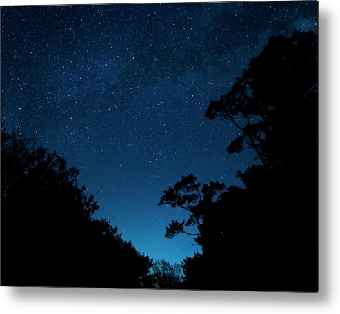 Tranquility Metal Print featuring the photograph Star Filled Dark Sky by Yusuke Murata