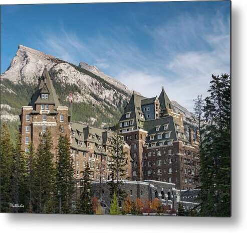 Banff Metal Print featuring the photograph The Fairmont Banff Springs Hotel by Tim Kathka