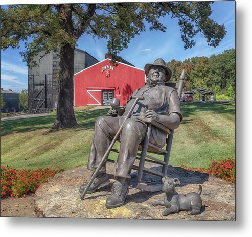 Jim Beam Metal Print featuring the photograph The Master Distiller by Susan Rissi Tregoning