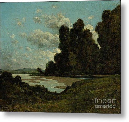Loire Valley Metal Print featuring the drawing The River Loire At Nevers by Heritage Images