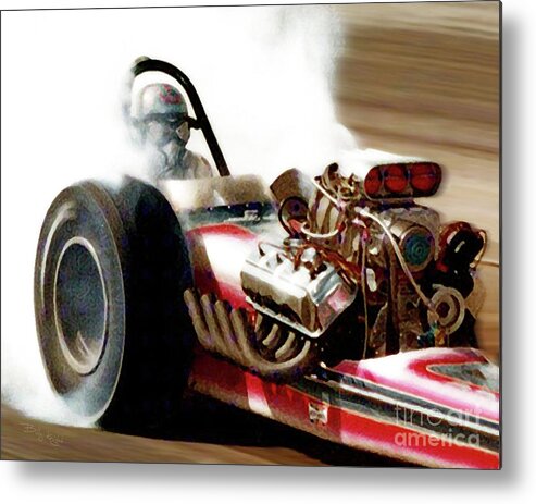 Top Fuel Metal Print featuring the photograph Top Fuel Nostalgia by Billy Knight