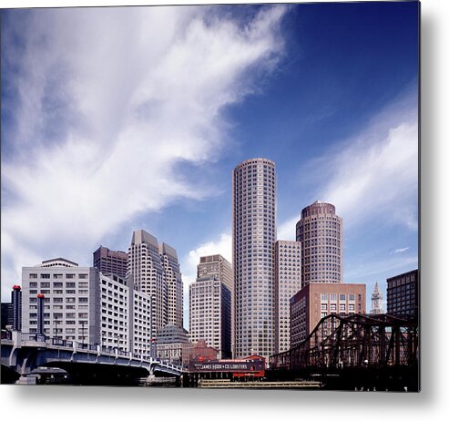 Boston Metal Print featuring the painting Towers Over The City by Carol Highsmith