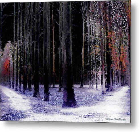 Trees Metal Print featuring the digital art Trust Your Intuition by Pennie McCracken