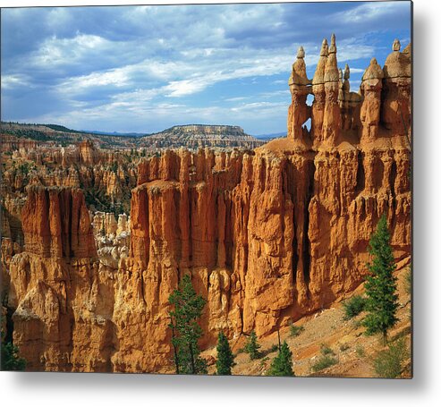 Scenics Metal Print featuring the photograph Usa, Utah, Bryce Canyon National Park by James Randklev