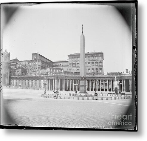 State Of The Vatican City Metal Print featuring the photograph View Of Vatican by Bettmann