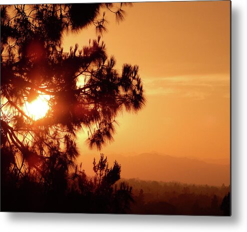 Luck Metal Print featuring the photograph Lucky Sunset by Andrew Lawrence