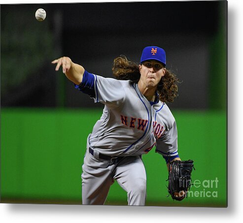 Jacob Degrom Metal Print featuring the photograph Jacob Degrom by Mark Brown