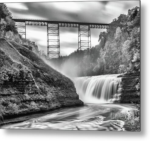 The Falls Metal Print featuring the photograph The Falls by Frank Kapusta