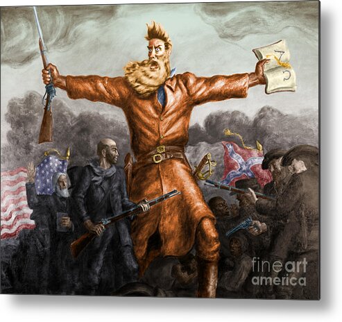 John Brown Metal Print featuring the photograph John Brown American Abolitionist #11 by Photo Researchers