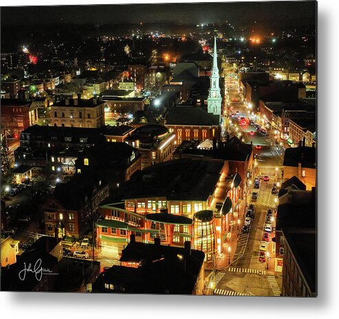 Cityscape Metal Print featuring the photograph Portsmouth #11 by John Gisis