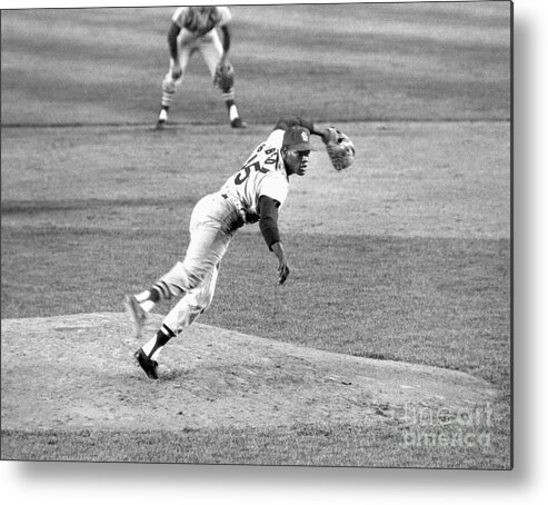 St. Louis Cardinals Metal Print featuring the photograph Bob Gibson #2 by National Baseball Hall Of Fame Library