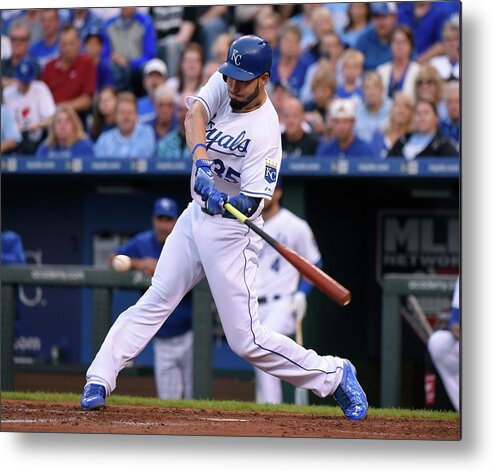 People Metal Print featuring the photograph Eric Hosmer by Ed Zurga