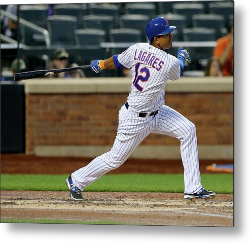 Second Inning Metal Print featuring the photograph Juan Lagares by Elsa