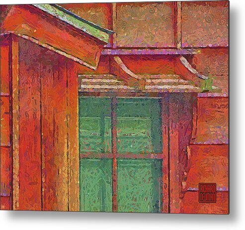 Architecture Metal Print featuring the mixed media #212 House Of Rectangles, Kanazawa, Japan #212 by Richard Neuman Architectural Gifts