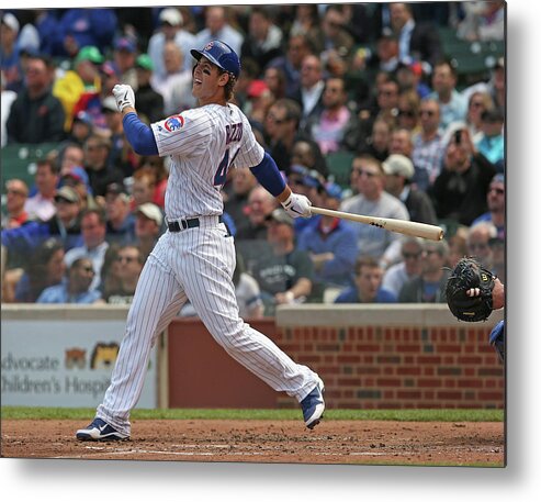 National League Baseball Metal Print featuring the photograph Anthony Rizzo by Jonathan Daniel