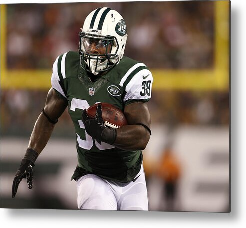 New York Jets Metal Print featuring the photograph Philadelphia Eagles v New York Jets #6 by Rich Schultz