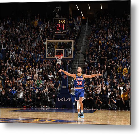 California Metal Print featuring the photograph Stephen Curry by Noah Graham