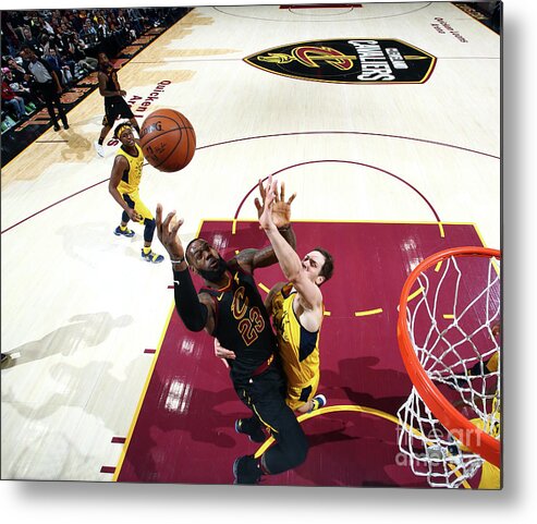 Lebron James Metal Print featuring the photograph Lebron James #83 by Nathaniel S. Butler