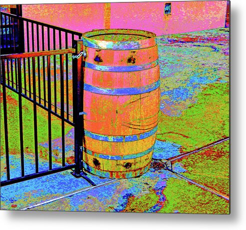 Color Metal Print featuring the photograph A Barrel Of Laughs by Andrew Lawrence