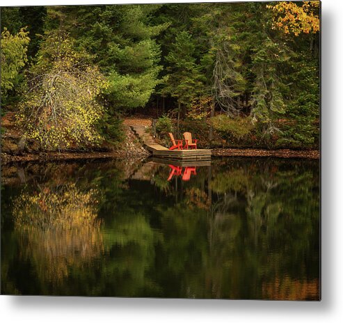 Adk Metal Print featuring the photograph Adirondack Red by Rod Best