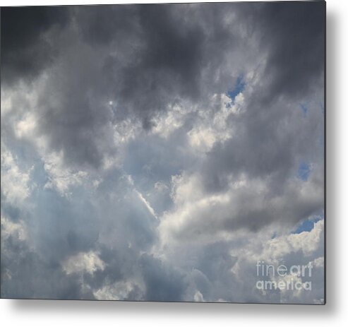 Rain Clouds Metal Print featuring the photograph Afternoon Storm by Expressions By Stephanie