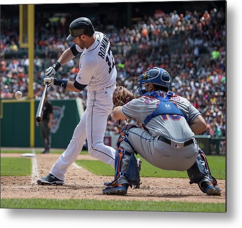 Andrew Romine Metal Print featuring the photograph Andrew Romine by Dave Reginek