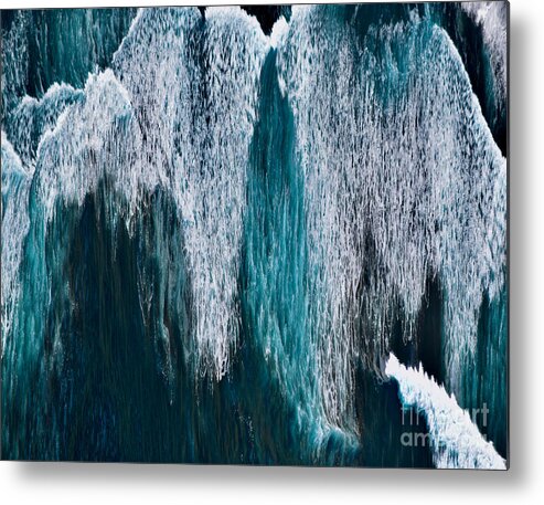 Hawaii Metal Print featuring the photograph Archangel in an Ocean Wave by Debra Banks