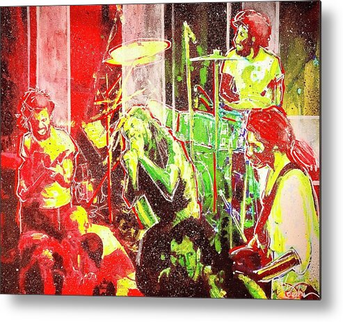 Bad Brains Metal Print featuring the painting Bad Brains by Joel Tesch