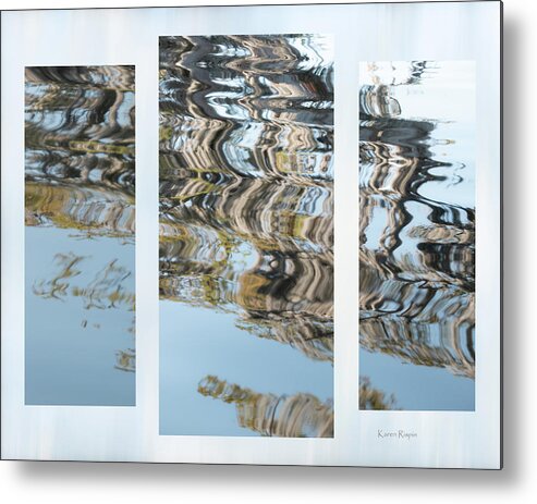 Taxodium Metal Print featuring the photograph Bald cypress reflections by Phil And Karen Rispin