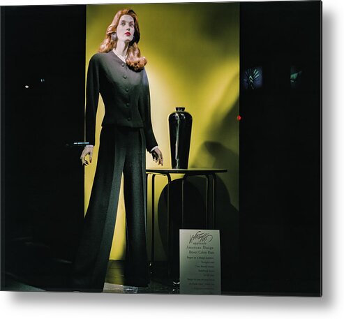 Mannequin Metal Print featuring the photograph Bravo Calvin Klein. Lord and Taylor applauds American Design NYC by Roberto Bigano