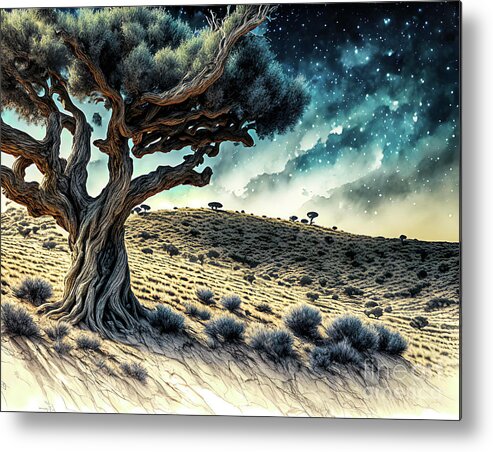 Bristlecone Pine Metal Print featuring the digital art Bristlecone Pine by Elisabeth Lucas