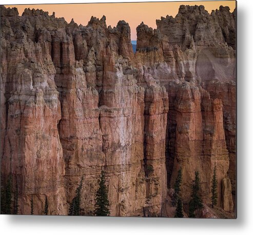 American National Park Metal Print featuring the photograph Bryce Point Detail by Jean Noren