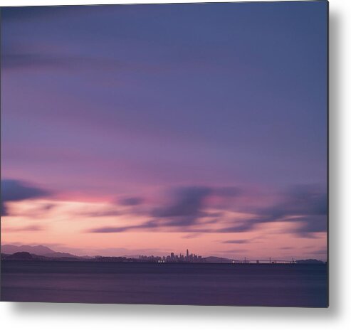 City Metal Print featuring the photograph City by the Bay by Alex Lapidus