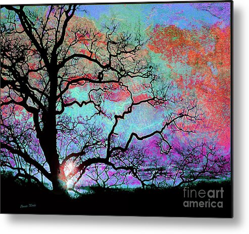 Colorful Metal Print featuring the painting Colorful Morning by Bonnie Marie