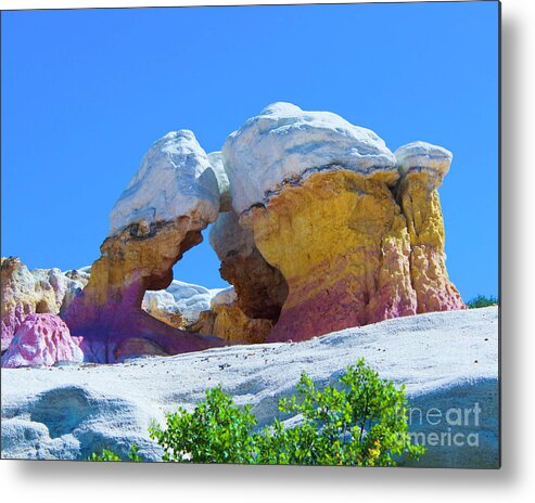 Rocks Metal Print featuring the photograph Colors of Colorado by Shirley Dutchkowski