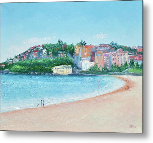 Coogee Beach Metal Print featuring the painting Coogee Beach Sydney by Jan Matson