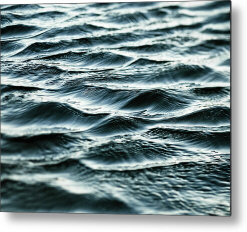 Water Metal Print featuring the photograph Deep Blue by Lupen Grainne