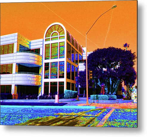 Buildings Metal Print featuring the photograph Entertainment Industry Workplace by Andrew Lawrence